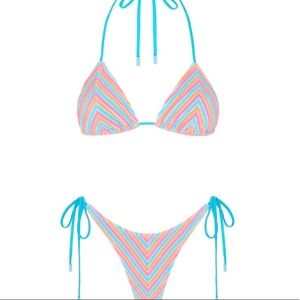 Triangl Vinca Sherbert Stripe M+L